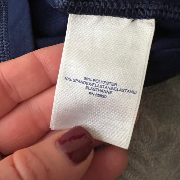 Lands' End Navy Long Sleeve Tee Medium - Picture 6 of 8